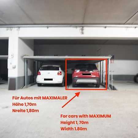 Neu Modernes Apartment In Top Lage, Free Parking Max 1,65M Hoehe Und 1,8M Breite Karlsruhe Extérieur photo